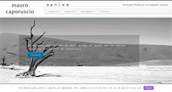 Desktop Screenshot of maurocaporuscio.net
